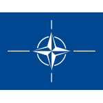 BANDIERA 100 X 150 CM NATO - IN STAMINA DI POLIESTERE 100% - 145g/mq (CIRCA)