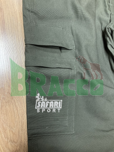 PANTALONI F2 NUOVA VERSIONE IN CANVAS SENZA FODERA - VERDE - SAFARI SPORT (SHEPAN01) !!!FINE SERIE!!!