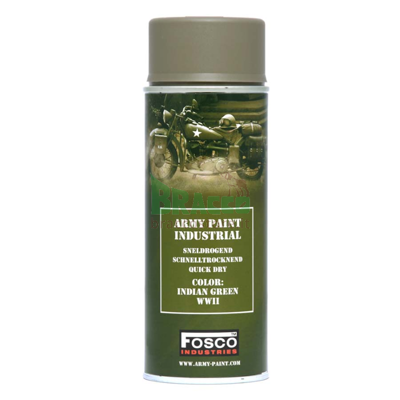 Vernice spray - army paint 400ml - indian green wwii - fosco - in promo sino ad esaurimento scorte