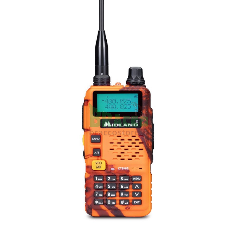 CT590S BLAZE RICETRASMETTITORE WALKIE TALKIE DUAL BAND VHF/UHF - MIDLAND (C1354.02)
