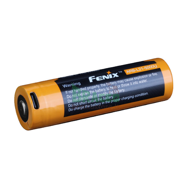 Batteria ricaricabile 21700 - 5000 mah - fenix