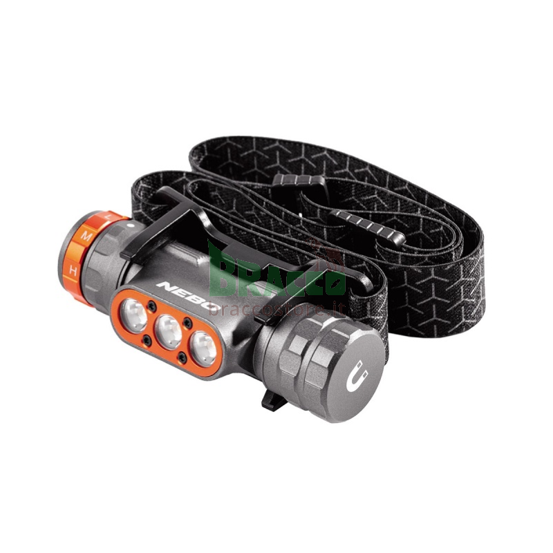 Torcia frontale ricaricabile - transcend 1500 - 1500 lumen - nebo