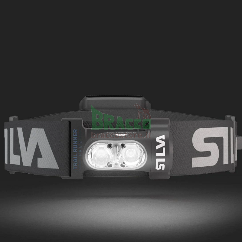 Torcia frontale ricaricabile - trail runner free ultra - 400 lumen - silva
