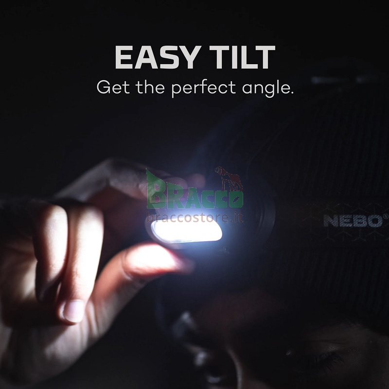 Torcia frontale ricaricabile - einstein 1500 flex - 1500 lumen - nebo