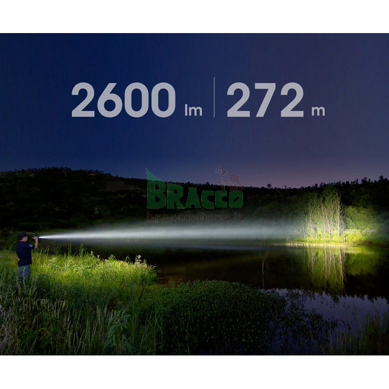 Torcia ricaricabile - ta41 - 2600 lumen - nextorch