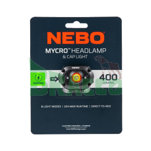 Torcia frontale ricaricabile - mycro - 400 lumen - nebo