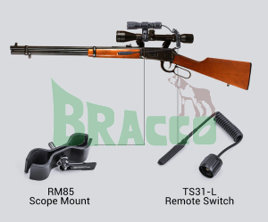 Torcia in set per montaggio al fucile - t5 hunting set - 760 lumen - nextorch