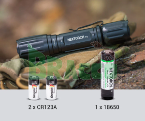 Torcia in set per montaggio al fucile - t5 hunting set - 760 lumen - nextorch
