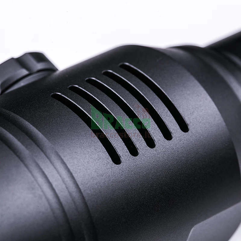 Torcia ricaricabile in set per montaggio al fucile - t53 hunting set - 760 lumen bianca + 129 lumen verde + 109 lumen rossa - nextorch