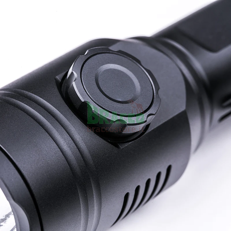 Torcia ricaricabile in set per montaggio al fucile - t53 hunting set - 760 lumen bianca + 129 lumen verde + 109 lumen rossa - nextorch