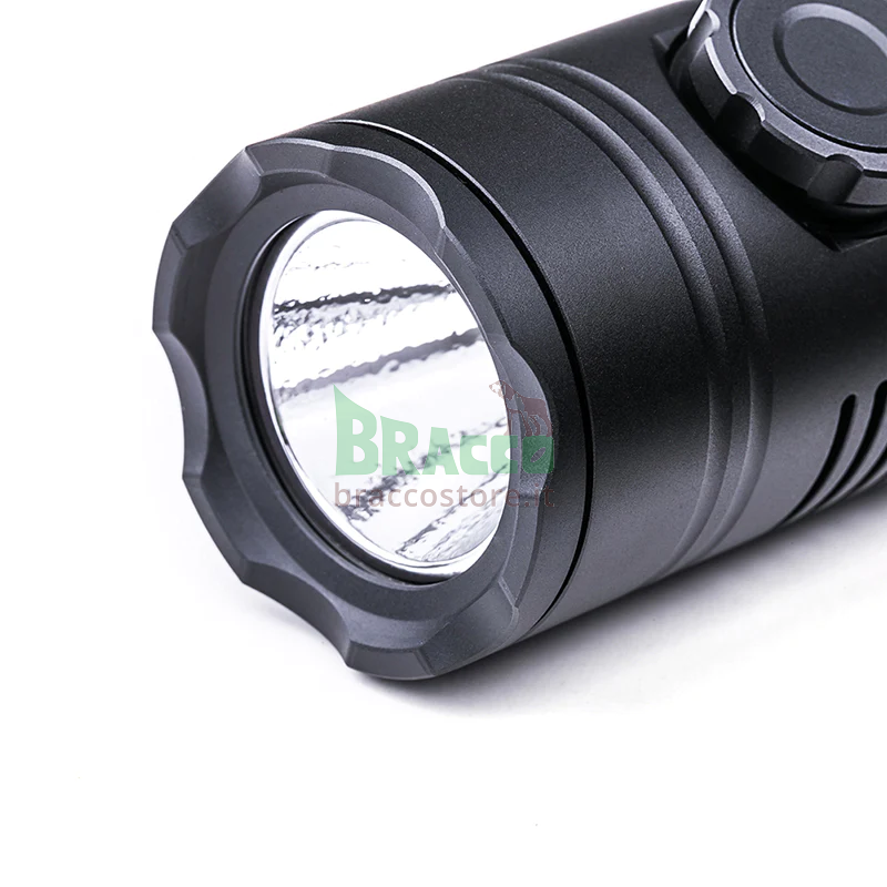 Torcia ricaricabile in set per montaggio al fucile - t53 hunting set - 760 lumen bianca + 129 lumen verde + 109 lumen rossa - nextorch