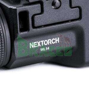 Torcia tattica ricaricabile per pistola - wl14 - 500 lumen - nextorch