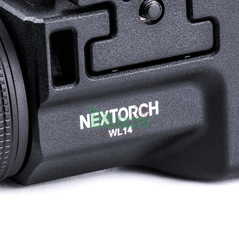 Torcia tattica ricaricabile per pistola - wl14 - 500 lumen - nextorch