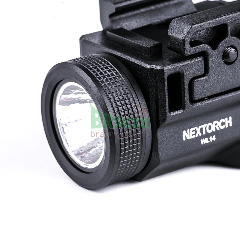 Torcia tattica ricaricabile per pistola - wl14 - 500 lumen - nextorch