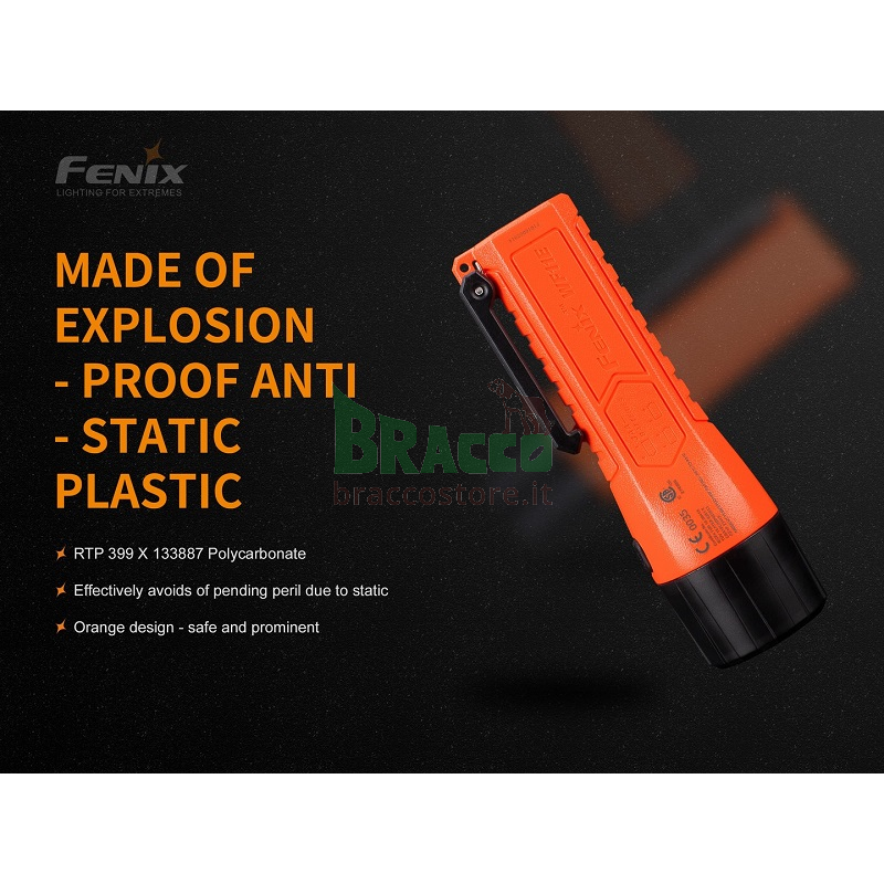 Torcia LED ATEX Antideflagrante WF11E 200 Lumen - Fenix - Offerta per Rinnovo Collezione