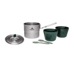 POPOTE ADVENTURE STAINLESS STEEL COOK SET PER DUE PERSONE - 6PZ - STANLEY
