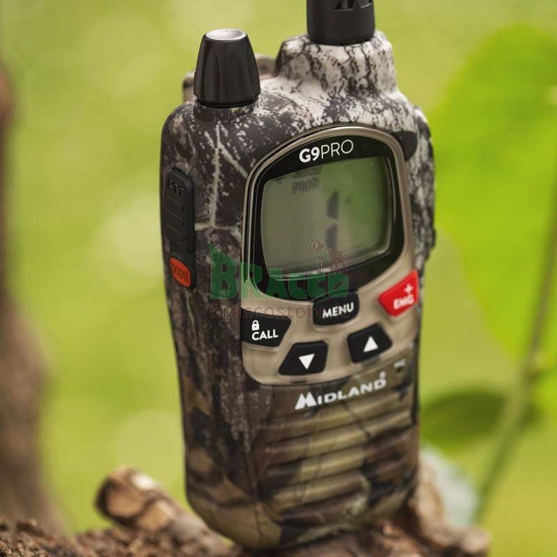 G9 pro - ricetrasmettitore walkie talkie - mimetica - midland (c1385)