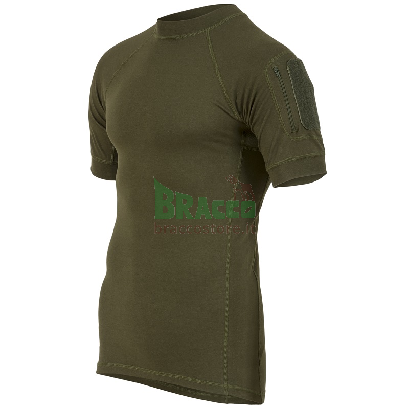Combat shirt short sleeves with pockets - nero - highlander