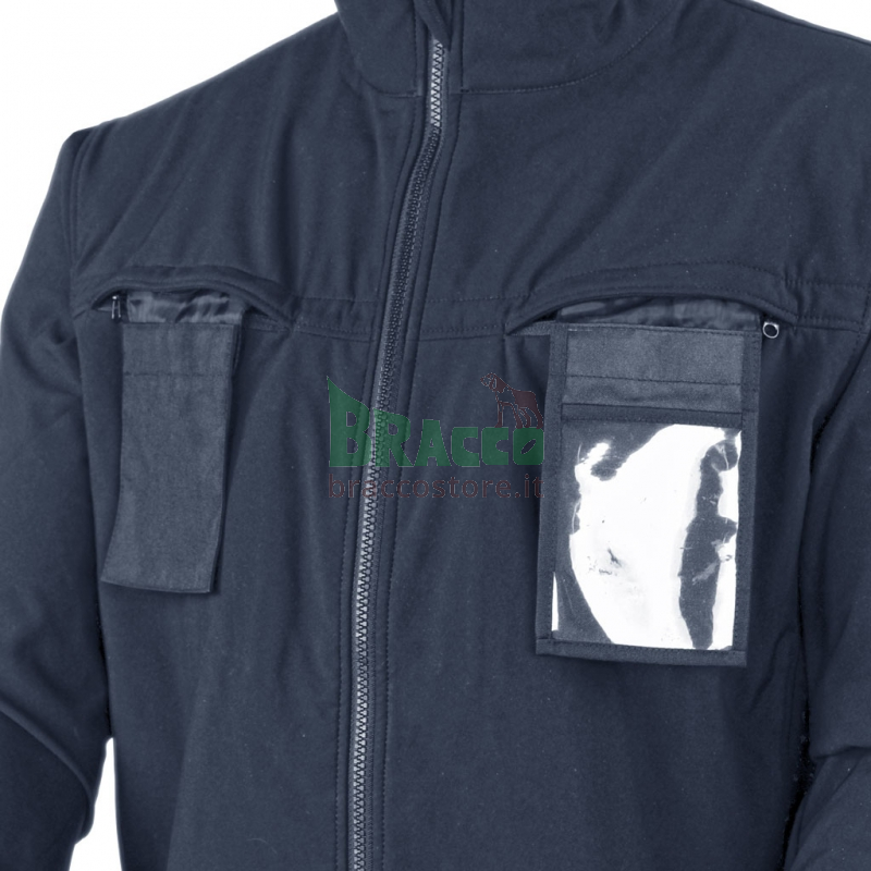 Soft shell jacket covert - blu - condor