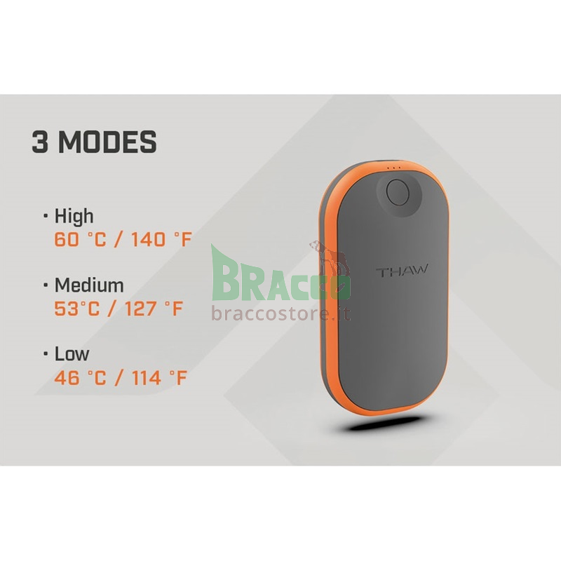 BR07465 - SCALDAMANI RICARICABILE / POWER BANK - SMALL - HND-0017-G - THAW  - THAW - Shop online