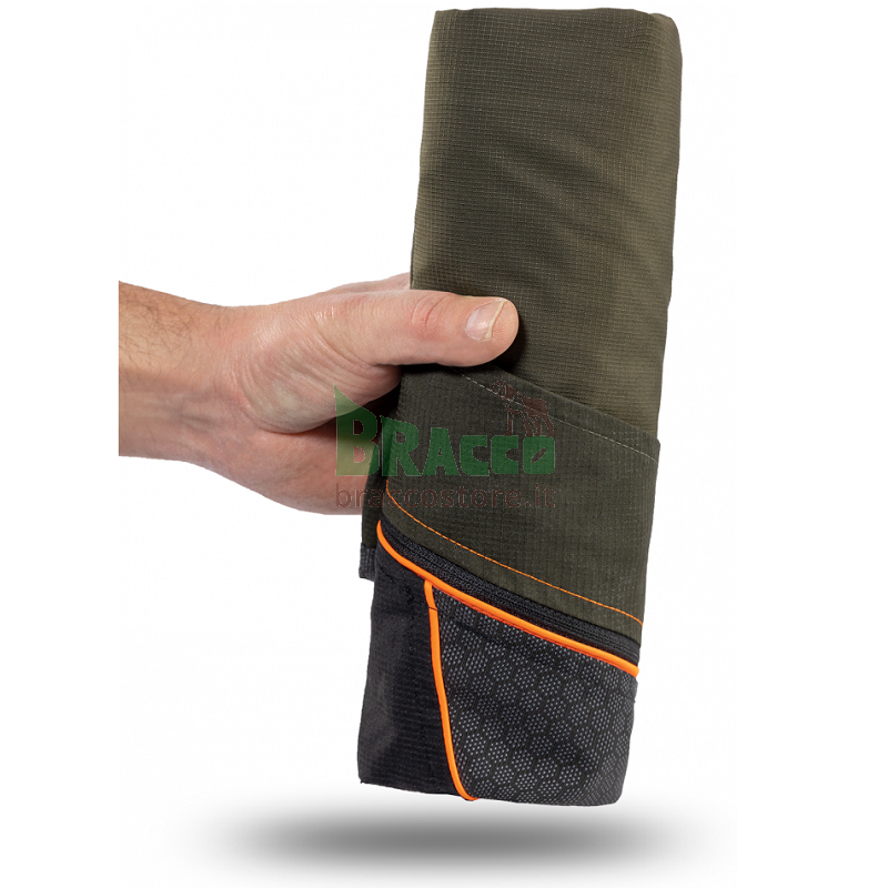 Gilet Sniper - Linea 18000 - Verde con bande arancio - Trabaldo (12100/19300 TITANIAL V.A.)