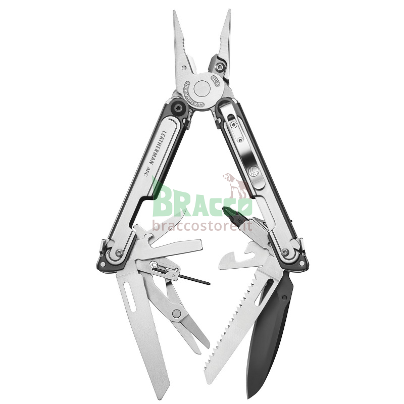 Pinza multiuso arc - dlc nero e acciaio inossidabile - leatherman (ltg833076)