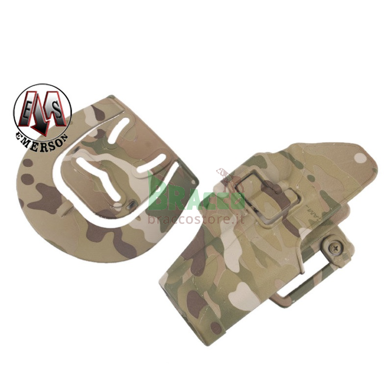 Fondina rigida per glock - multicam - emersongear