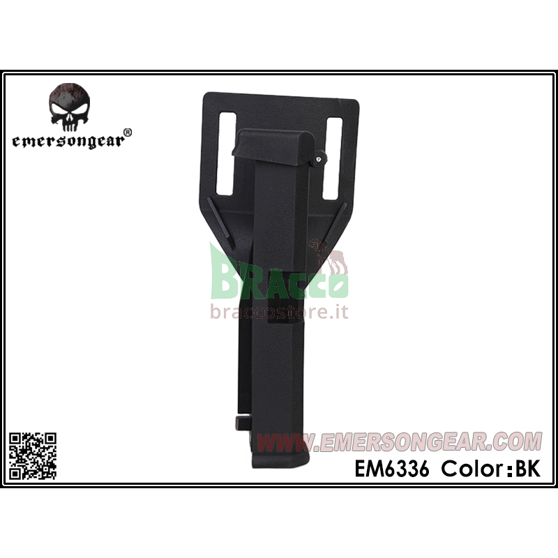 Fondina competitive style per glock - nera - emersongear