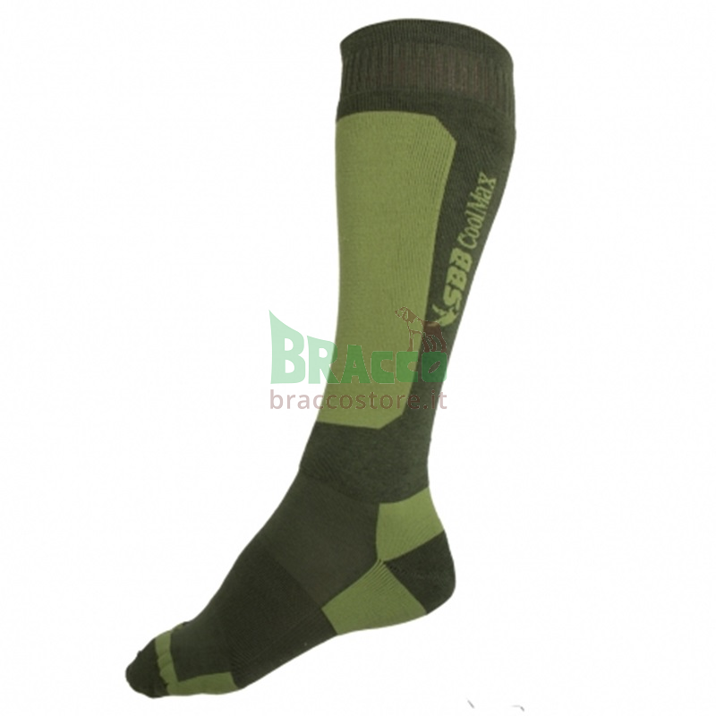 Calze militari in coolmax® - verde - sbb (0704)