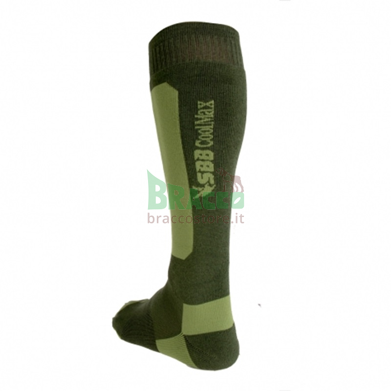 Calze militari in coolmax® - verde - sbb (0704)