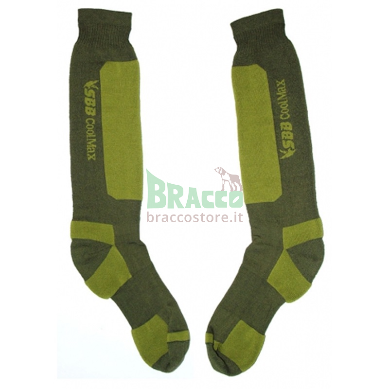 Calze militari in coolmax® - verde - sbb (0704)