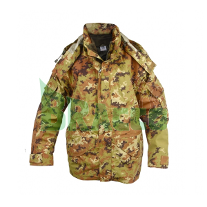 Parka impermeabile e traspirante con 2 cappucci con liner generazione ii sbb vegetato - sbb  (3113)