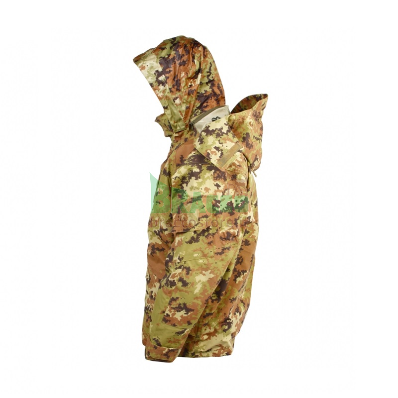 Parka impermeabile e traspirante con 2 cappucci con liner generazione ii sbb vegetato - sbb  (3113)