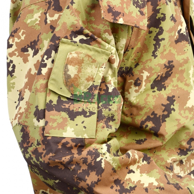 Parka impermeabile e traspirante con 2 cappucci con liner generazione ii sbb vegetato - sbb  (3113)