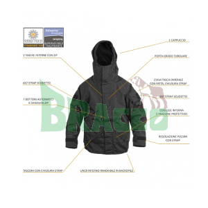 Parka impermeabile traspirante con liner - sbb (3111)
