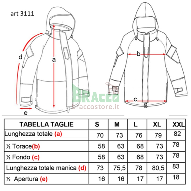 Parka impermeabile traspirante con liner - sbb (3111)