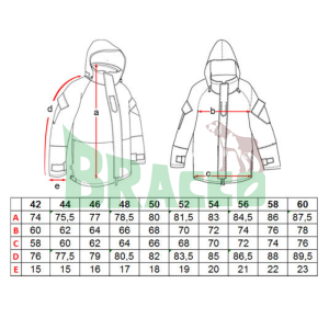 Parka impermeabile traspirante con due cappucci - liner removibile - vegetato italiano - sbb (3102)