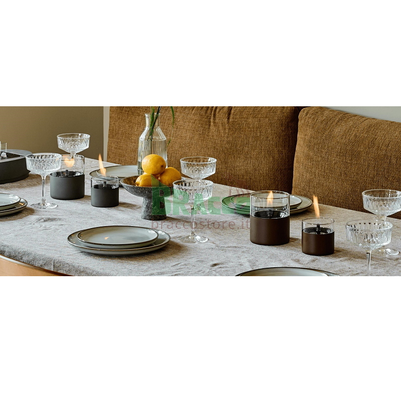 Set 2 candele lilly 8 e 10 - chocolate - tenderflame (tnf tf-600341)