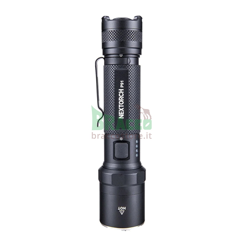 Torcia Tattica Ricaricabile P91 5000 Lumen USB-C - NEXTORCH