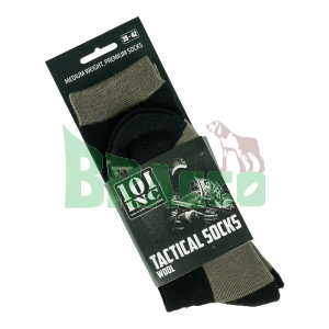 Calze Tattiche in Lana 60% Calde Nero/Verde - 101 INC